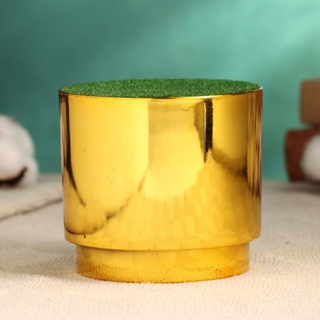 Floristic Kashpo "Maren" gold, 10x10x8.5cm-1