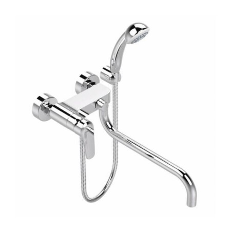 Vidima Balance Ba268AA bath mixer, single -leaf, pour 84 mm, watering can, chrome
