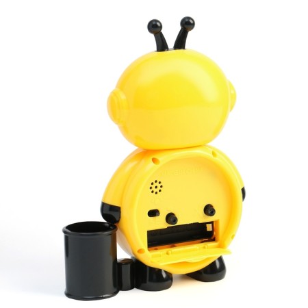 Clock - organizer with an alarm clock "Bee", discrete move, D -7.5, 18.5 x 14 cm, aa-2