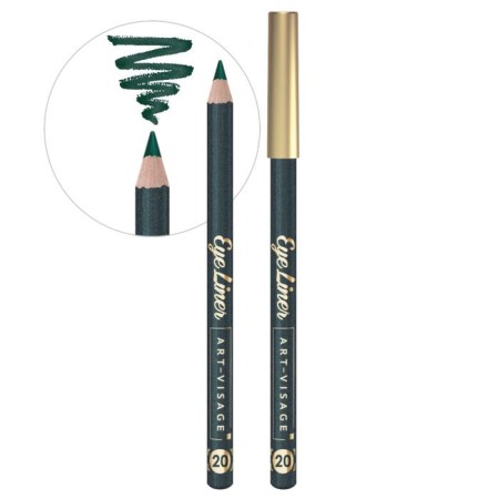 Eye pencil Art-Visage Eye Liner, tone 20 emerald metallic