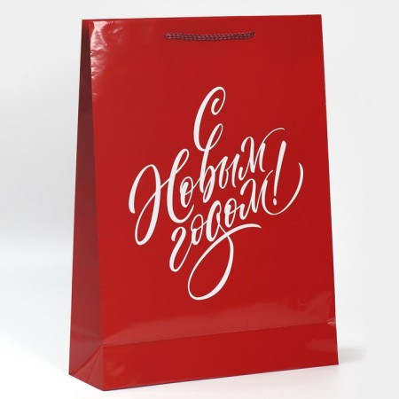 Laminated vertical packet "C NG", L 28 x 38 x 9 cm, New Year-3