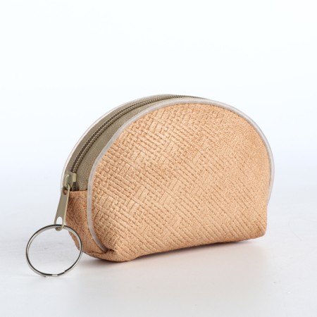 Women's wallet with lightning, beige color-1