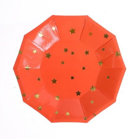 Paperial plate "Stars", Mix colors-1