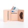 Baby wallet on the button, pink color
