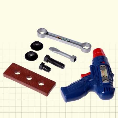Set of tools "locksmith", 8 elements, color mix-6