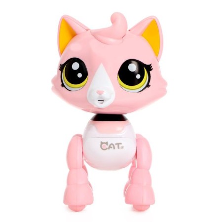 Interactive toy "Cat", rides, with light and sound, reacts to claps, in a package-1