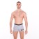 Panties men's boxers "Shark", color gray melange, size 46