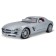 MASTO Die-Cast Mercedes-Benz Sls AMG machine, opening doors, 1:18, silver color