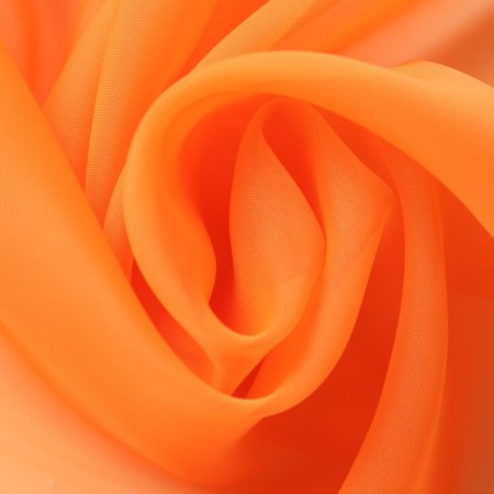 Curtain-tulle for the kitchen arch Witerra 285x160cm, peach, veil, PE100%-1