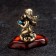 Souvenir "Angel is a thoughtful", brass, amber, 2x3x3.5 cm