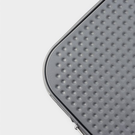 The form for baking the share "Elin. Square ", 21.5 × 6.5 cm, removable bottom, anti -stick coating, black color-3