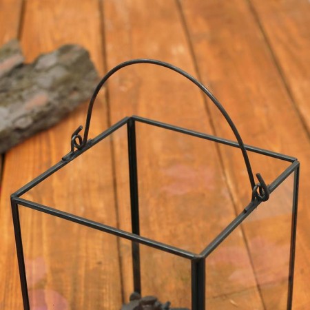 Florarium frame "Square, with a pen" 12x12x15 cm-2