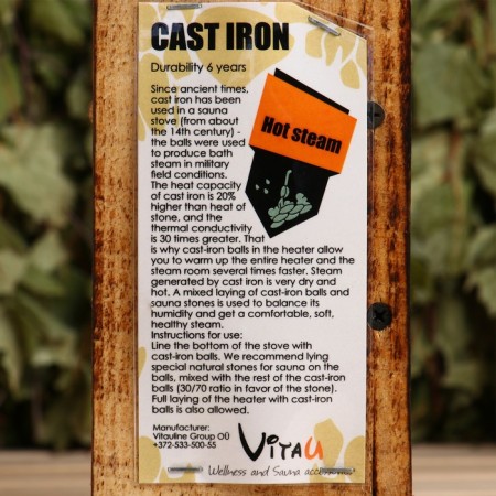 Cast iron nuclei for bath 6kg-5