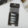 Hair set "Rainbow" (28 invisibles, 6 elastic bands) black and white, mix