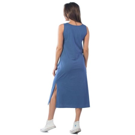 Women's dress, size 44, indigo color-3
