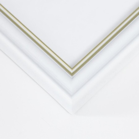 Photo frame plastic "Aron" 21x30 cm, white-2