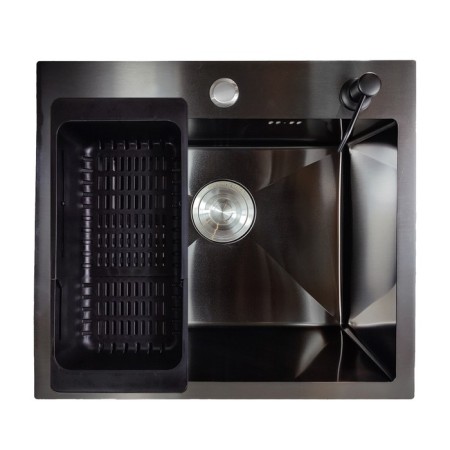 Kitchen sink Gerda GS 5045 G, 500x450 h = 200 mm, graphite color