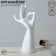 Stand for jewelry "Hand" 9 × 7.5 × 20, white color