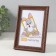 Photo frame plastic "Brown style" 10x15 cm, brown