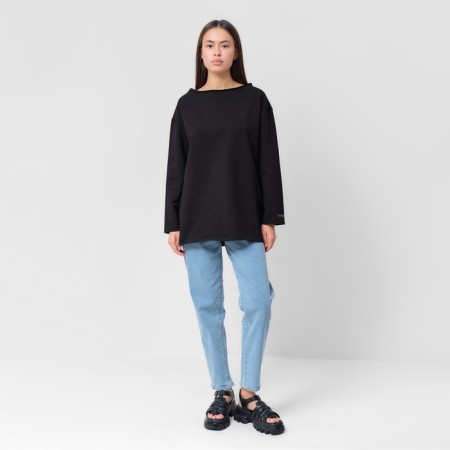 Jumper (longshiliz) female mist, size s-m, black color-1