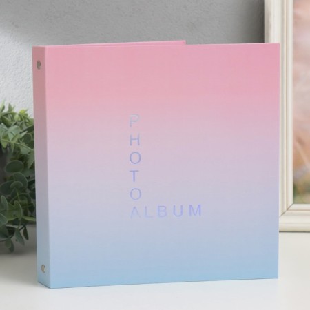Photo album on rings for 200 photos 6x9 cm "Gradient" 3x22.7x23.5 cm
