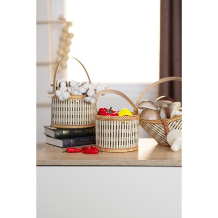 Basket for storage of the shares Nature, 18 × 18 × 12, bamboo-7