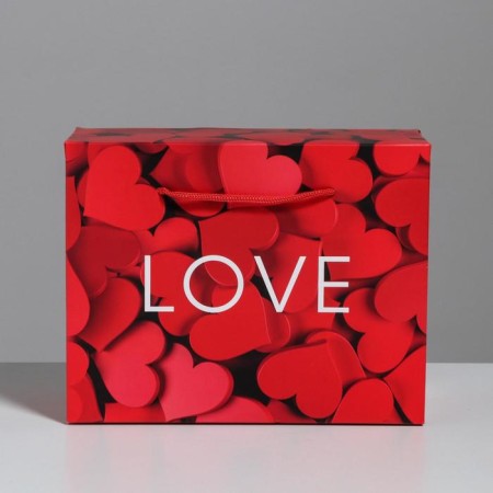 Package - gift, gift packaging, "Love", 23 x 18 x 11 cm-2