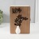 Keywood tree 6 hooks "Branch in a vase" 7.5x17x23.5 cm