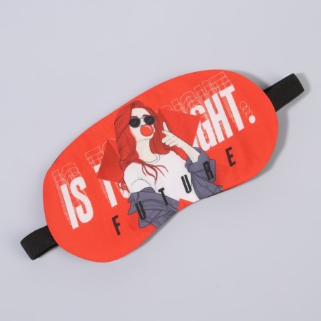 Mask for sleeping "Chiki", 19 × 9.5 cm, elastic band is single, color mix-1