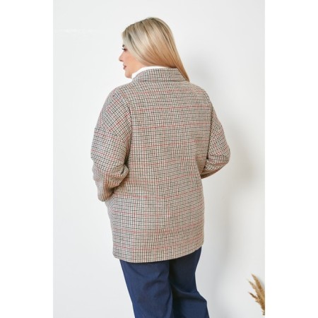 Women's jacket, size 62, gray-brown color-5