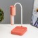 Lancer table lamp LED 3.5W USB AKB Red-pink 11x15x45 cm Risalux