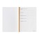 Diary of Leduced A5, 144 sheets of Toulouse "Sun and Moon", hard binding, artificial leather, pancake embossing, white offset 80 g/m²