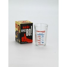 A glass of faceted dear attention of “male”, 250 ml, glass