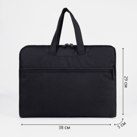 Laptop bag, black color-1