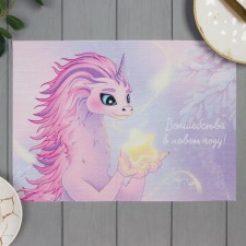 New Year's napkin on the table of the “magic!”, 40x29cm