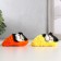Fluffy cat in a slipper, mix