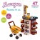 Supermarket game module, 47 items, brown