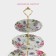 Ceramic 3-tier shade “Tomic rose”, D = 15.5/18/23 cm