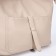 Luggage bag on lightning, 2 outer pockets, beige color