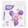 Bouquet of balls "Bunny", latex, foil, set: 7 pcs., Mix