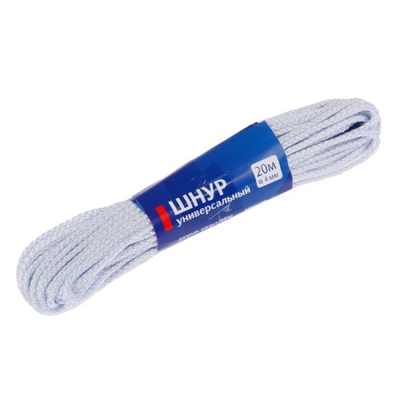 Universal cord with core of PP, D = 4 mm, 20 m, color mix-5