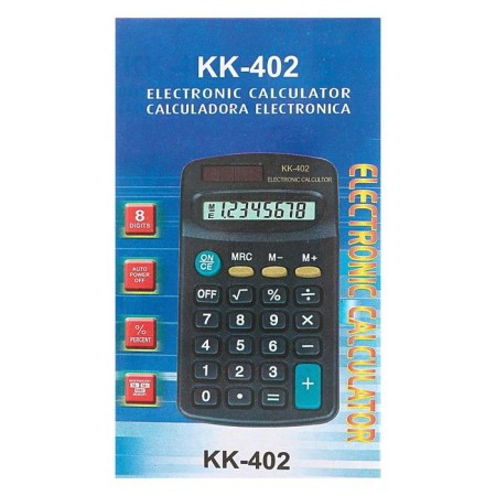 Pocket calculator, 8 - discharge, kk - 402, works from battery-4