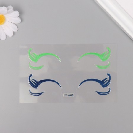 Plastic sticker on the face "Arrows. Coquette" 13x13.5 cm-1