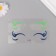 Plastic sticker on the face "Arrows. Coquette" 13x13.5 cm