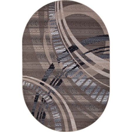 Oval carpet Merinos sierra, size 150x300 cm, color BEIGE-BROWN 2