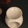 Aroma lamp ceramics "Listen to your heart" White 7.2x7.2x7.8 cm