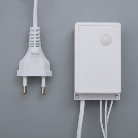 Garland “thread” 20 m, IP44, white thread, 200 LED, yellow glow, 8 modes, 220 V-3