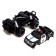 Radio -controlled jeep "Police" works on batteries, black color
