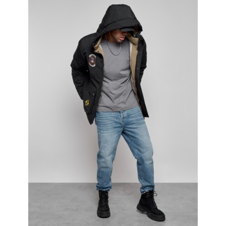 Male Winter jacket, size 48, black color-14
