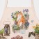 Apron Ethel "Cozy Cats" 60x70 cm, 100% HL, sarzha 190 g/m2